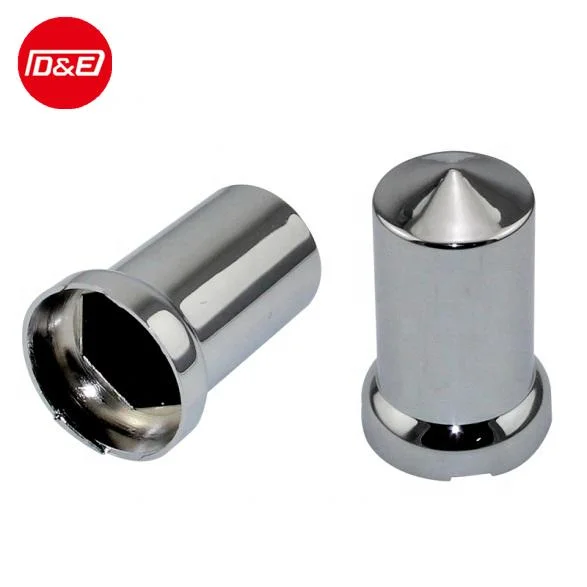 Chromed Plastic with Insert Ring Wheel Nut Cover 57.5*25*30.5 Size 33mm Height 60mm